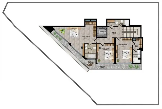  Luxury Green Hill Villas - Hasbahçe